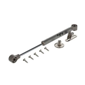 Klopna plynová 80N pro horní výklop, L245, automatická, stříbrná