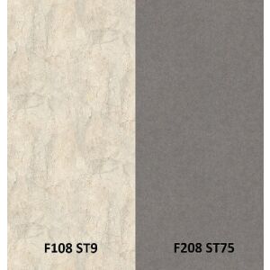 Zádový panel (zástěna) Egger F108 ST9 Mramor San Luca / F208 ST75 Pietra Fanano šedá, 4100x6400x9,2
