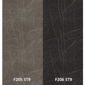 Zádový panel (zástěna) Egger F205 ST9 Pietra Grigia antracitová / F206 ST9 Pietra Grigia černá, 4100x640x9,2