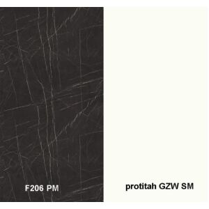 Zádový panel (zástěna) Egger F206 PM Pietra Grigia černá / Protitahový průhledný papír SM