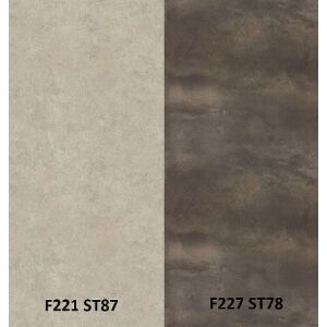 Zádový panel (zástěna) Egger F221 ST87 Keramika Tessina krémová/ F227 ST78 Titanit šedý, 4100x6400x9,2