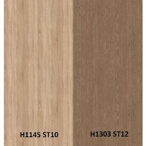 Zádový panel (zástěna) Egger H1145 ST10 Dub Bardolino přírodní/ H1303 ST12 Dub Belmont hnědý, 4100x640x9,2