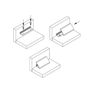 Těsnicí lišta WAP FINO Egger F030 ST75 Travertin Margalida