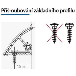 Těsnicí lišta WAP FINO Egger F229 ST75 Mramor Cremona