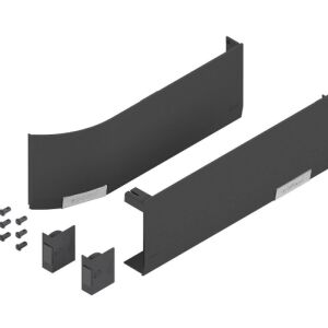 Výklop AVENTOS TOP HF, HL, HS sada krytek - tmavě šedá