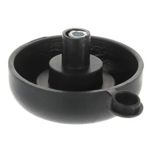 Nastavitelný kluzák D48/H17, černá