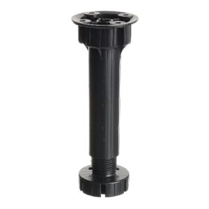 Noha rektifikační GK30, 150 mm, plastová, černá