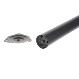 Stolová noha, plotnička, D60/H710 mm, černá matná