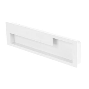 Úchytka XZ09 zápustná, levá, 192 mm, matná bílá