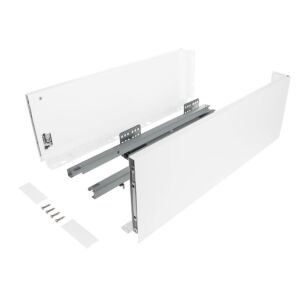 Výsuv ND60 (18mm) s dvojitou bočnicí, 167/450 mm, bílá