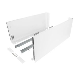 Výsuv ND60 (18mm) s dvojitou bočnicí, 199/450 mm, bílá