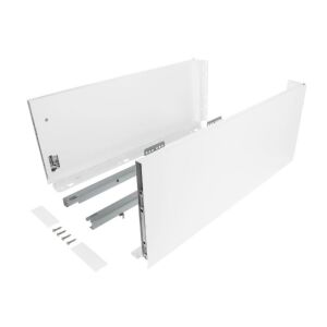 Výsuv ND60 (18mm) s dvojitou bočnicí, 199/500 mm, bílá