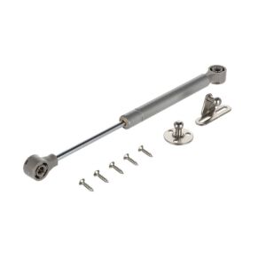 Klopna plynová 100N pro horní výklop, L245, automatická, stříbrná