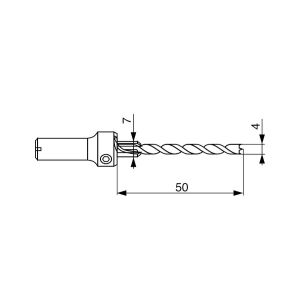 Vrták pro konfirmát 7,0x50 mm