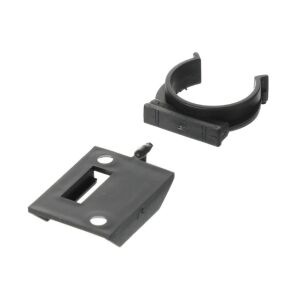 Noha rektifikační -příchyt soklu D30, černý plast