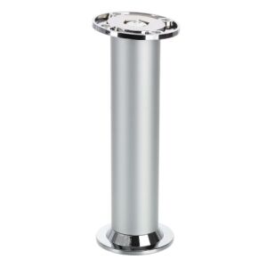 Noha nábytková kulatá, H150/D32, eloxovaný hliník