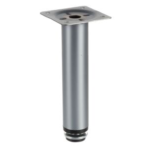 Noha nábytková kulatá, H150/D30, satin nikl