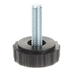 Nastavitelná noha, D30, M6x22, černá