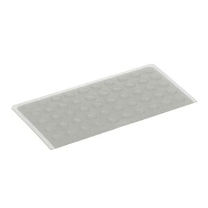 Sada tlumičů dvířek (nalepovací čočky), 7x1,5 mm, samolepící (arch s 50 ks)