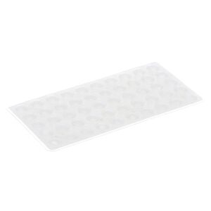 Sada tlumičů dvířek (nalepovací čočky), 10x3 mm, samolepící (arch s 50 ks)