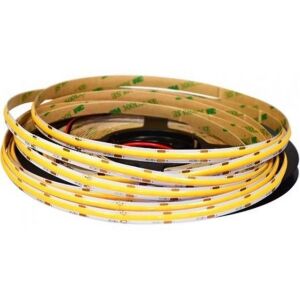 LED páska COB 15 W/m, teplá bílá, 10mm, 24V