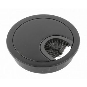 Průchodka kabelová kovová pr. 60mm, černá