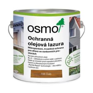 OSMO 706 Ochranná olejová lazura - dub (706), 2,5l