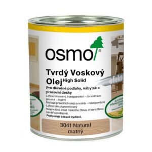 OSMO 3041 tvrdý voskový olej - natural, 0,75l