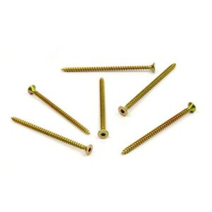 Vrut do dřeva, zápustná hlava, TORX 6,0 x 80, zinek žlutý