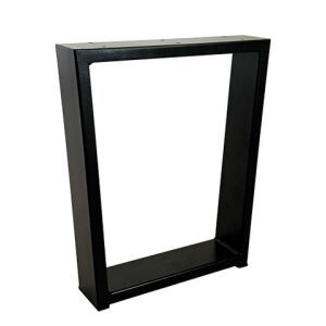 Stolová podnož Lavička Cremona -  v. 410 mm, š. 290 mm (dole) a 345 mm (nahoru) - černá - pár