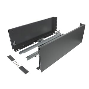 Výsuv ND60 (18mm) s dvojitou bočnicí, 167/400 mm, tmavě šedá