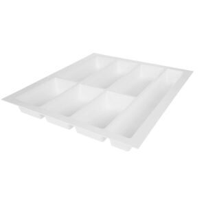 Příborník do zásuvky 50 (422x474 mm), Grained, bílá