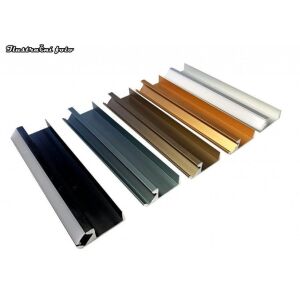 LED profil Shelf - narážecí 18mm, 1m, bílá + opal difuzor, šířka led. 9 mm