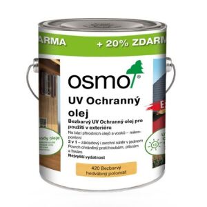 Osmo 420 UV ochranný olej EXTRA, 3l za cenu 2,5l