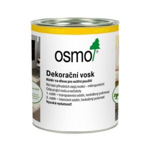 OSMO 3143 dekorační vosk - Koňak, 0,375l