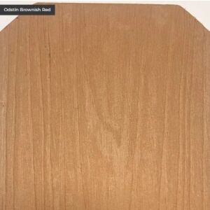 WPC plotový profil s tříhrannou hlavou/Brownisch Red 150x12mm