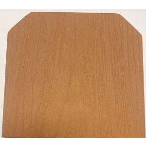 WPC plotový profil  s tříhrannou hranou/Teak 150x12mm
