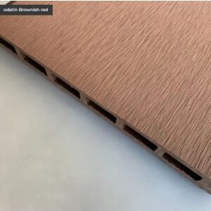 WPC Vodorovný plotový profil 210x21x2000mm Brownisch Red