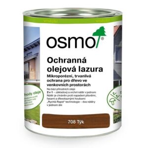 OSMO 708 Ochranná olejová lazura - teak 3l za cenu 2,5l