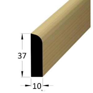 Lišta dřevěná rohová vnitřní, 37x10x 2400mm, borovice/smrk