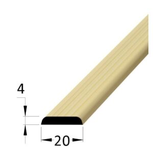 Lišta dřevěná krycí 4 x 20 x 2400mm, borovice / smrk