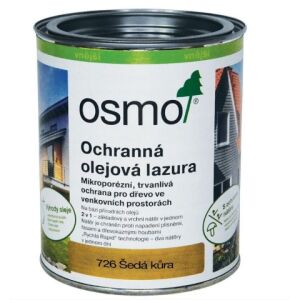 OSMO 726 Ochranná olejová lazura - ŠEDÁ KŮRA 0,75l