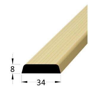 Lišta dřevěná krycí 8 x 34 x 2000mm, borovice/smrk