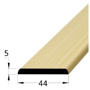 Lišta dřevěná krycí 5 x 44 x 2400mm, borovice/smrk