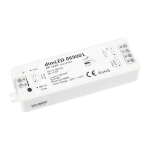 LED prijímač pro jednobarevné+CCT pásky