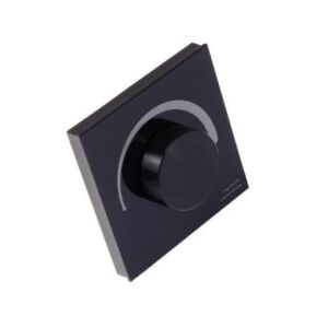 LED nástěnný ovladač dimLED pro jednobarevné LED pásky, černá