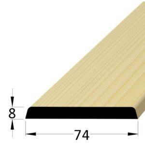 Lišta dřevěná krycí 8 x 74 x 2000 mm, borovice/smrk