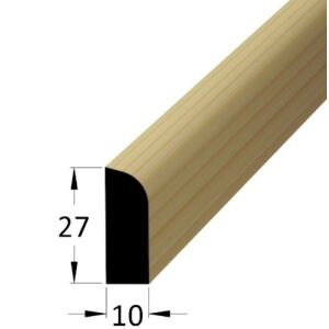 Lišta dřevěná rohová vnitřní 10 x 27 x 2400 mm, borovice/smrk