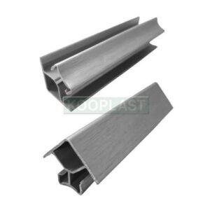 Roh soklu 100mm, 90° hliník natur