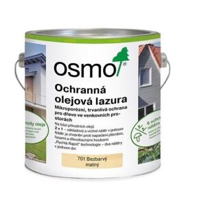 OSMO 701 Ochranná olejová lazura - Bezbarvá mat. (701), 2,5l